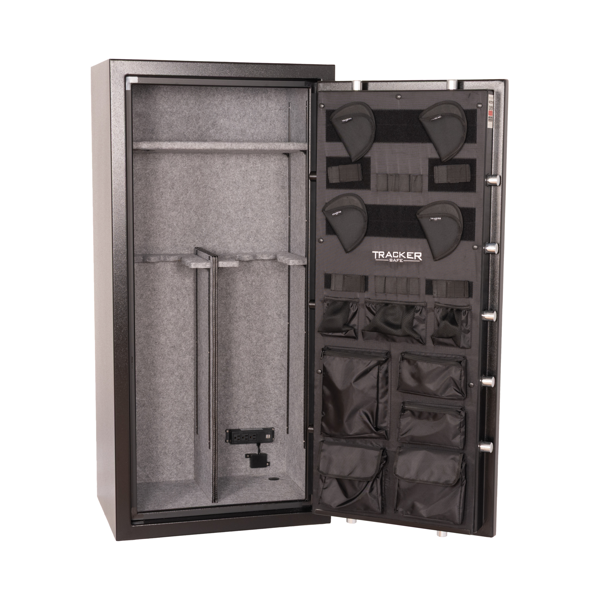 Tracker Safe 20 Gun Safe, Electronic Lock, 60 Minute Fire Rating, Black, Model M20-ESRBL
